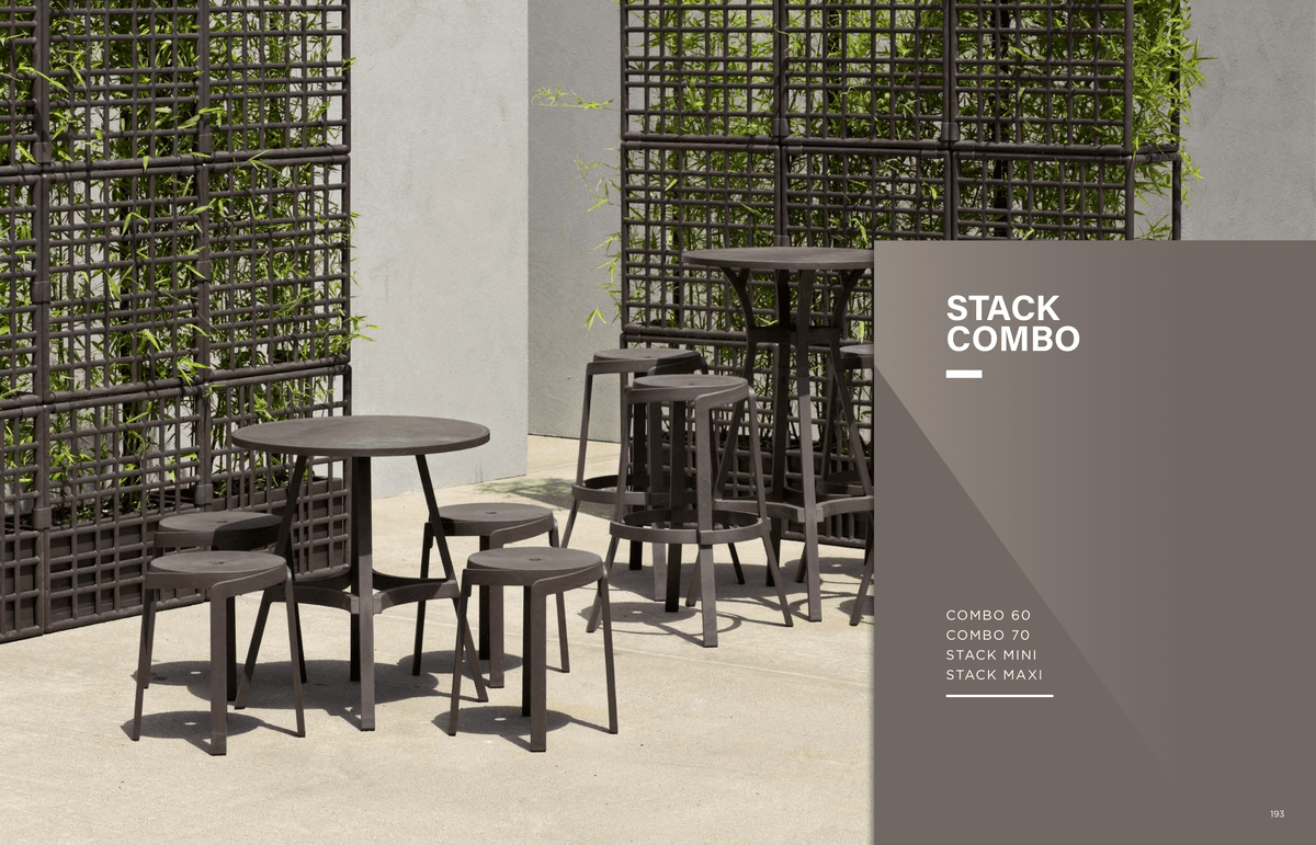 STACK & COMBO — mobilier outdoor