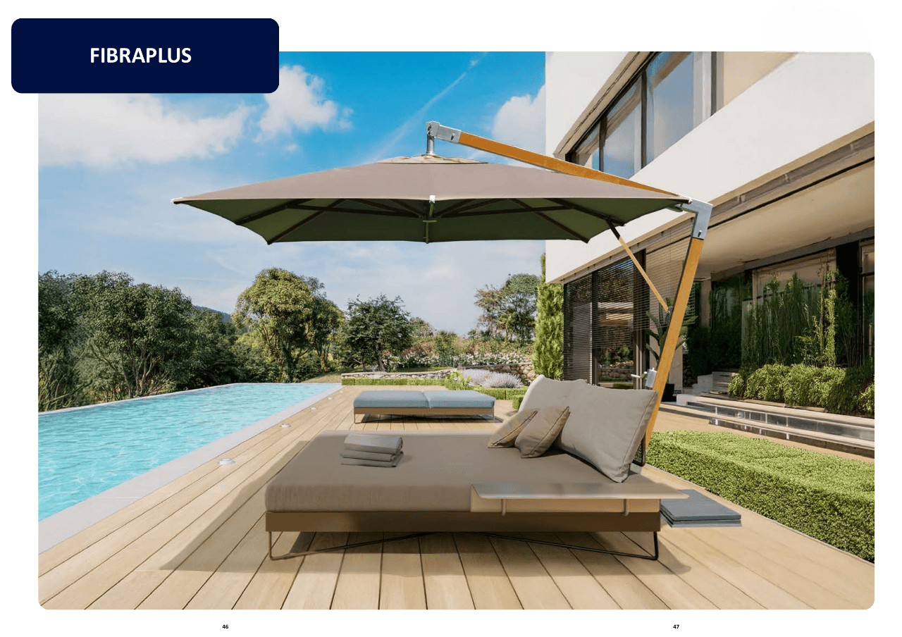 FIBRAPLUS — parasol professionnel