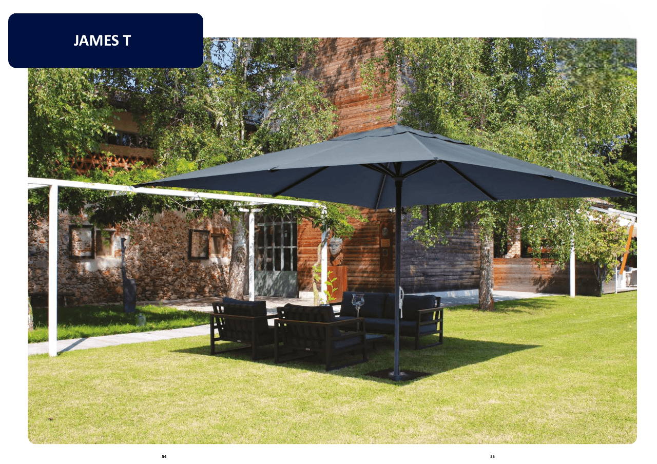 JAMES T — parasol professionnel