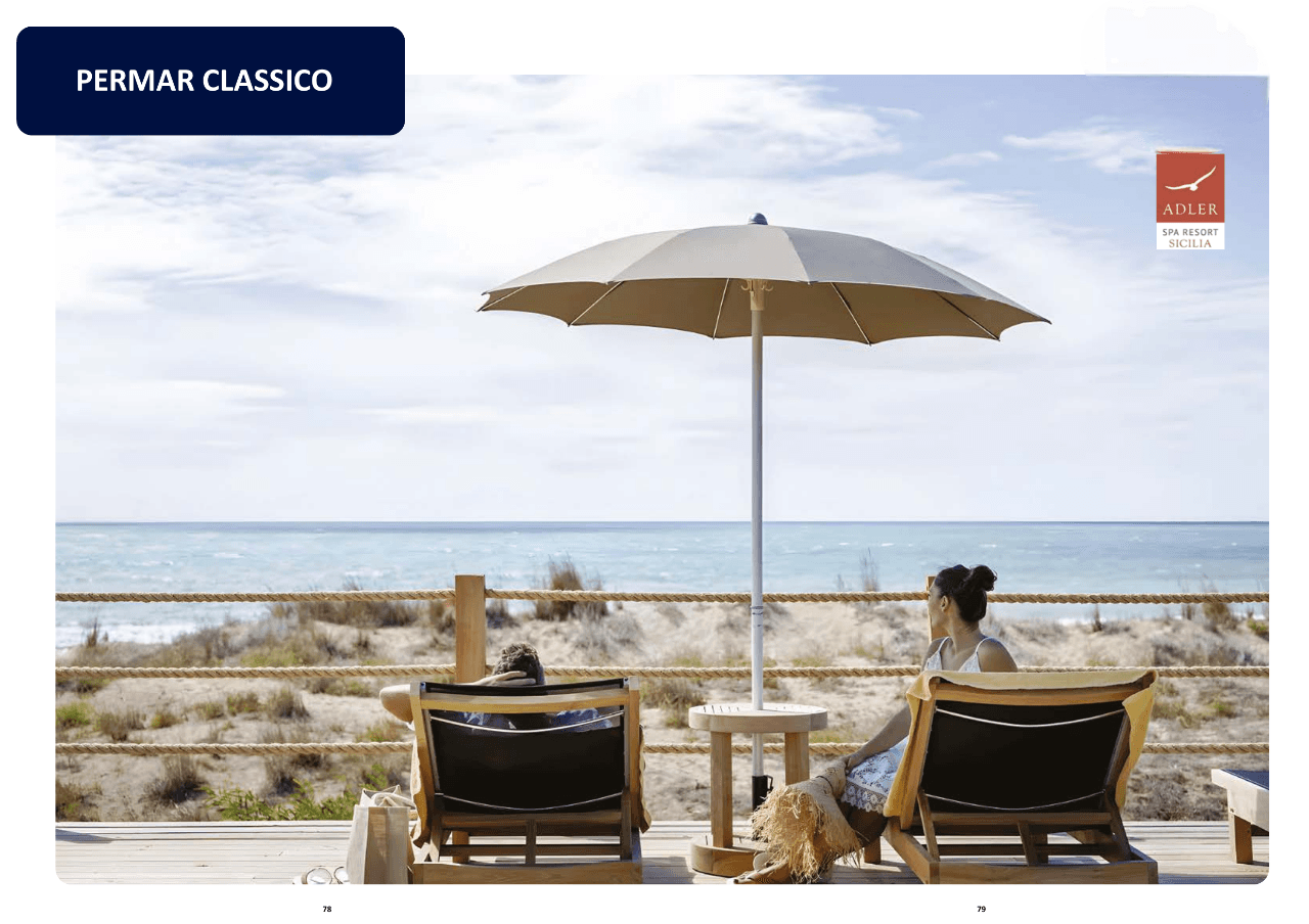 PERMAR CLASSICO — parasol professionnel