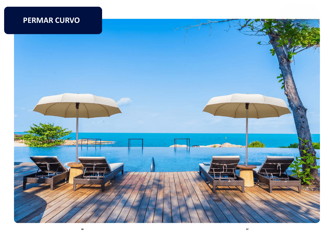 PERMAR CURVO — parasol professionnel