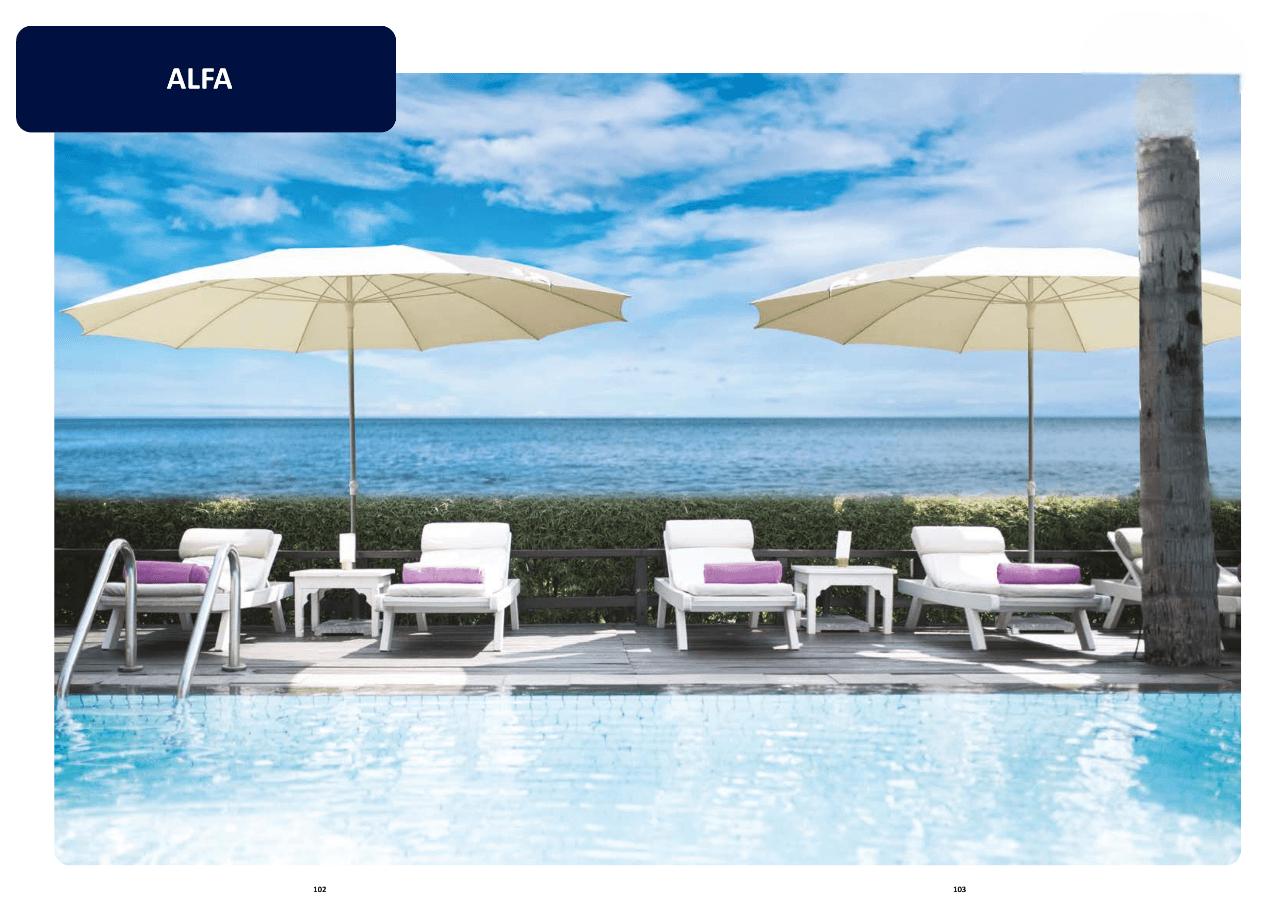 ALFA — parasol professionnel